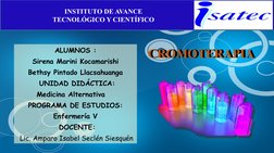 INSTITUTO DE AVANCE 
TECNOLÓGICO Y CIENTÍFICO
ALUMNOS :
Sirena Marini Kocamarishi
Bethsy Pintado Llacsahuanga
 UNIDAD DIDÁCTI