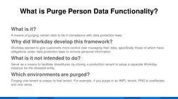 Workday Data Purging Overview | PDF | Information Privacy | Risk