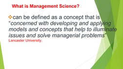 Introduction to Management Science | PDF | Decision Making ...