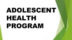 Adolescent Health and Development Program | PDF