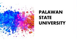 PALAWAN 
STATE 
UNIVERSITY

