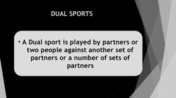 Individual vs. Dual Sports Explained | PDF | Recreation | Athletic Sports