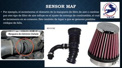 •Por ejemplo, el incrementar el diámetro de la manguera de filtro de aire o cambiar Por ejemplo, el incrementar el diámetro d