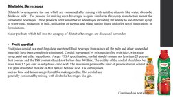 Types of Fruit Beverages Explained | PDF | Drink | Juice