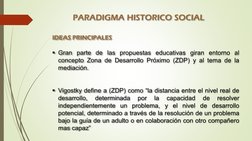 PARADIGMA HISTORICO SOCIAL
