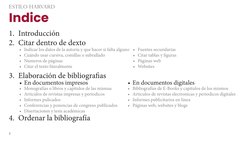 ESTILO HARVARD
2
Indice 
1.	 Introducción
2.	 Citar dentro de dexto
•	 Indicar los datos de la autoría y que hacer si falta a