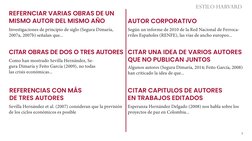 ESTILO HARVARD
5
REFERNCIAR VARIAS OBRAS DE UN 
MISMO AUTOR DEL MISMO AÑO
CITAR OBRAS DE DOS O TRES AUTORES
REFERENCIAS CON M