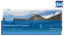Microservices & API Gateway
Johannes Sianipar
18 February 2021
