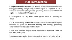 Overview of PCR Techniques and Applications | PDF | Polymerase Chain ...