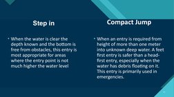 Water Safety: Entries and Exits Guide | PDF | Swimming | Water