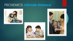PROXEMICS: Intimate Distance
