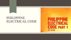 PHILIPPINE 
ELECTRICAL CODE
