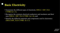 Grade 9 Basic Electronics Overview | PDF | Technology & Engineering