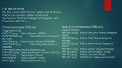 PNP Old and New Rank Classification | PDF