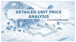 Detailed Unit Price Analysis (DUPA) Guide | PDF | Cost | Specification ...