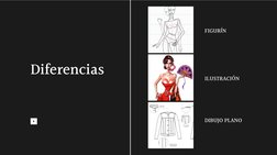 Diferencias
FIGURÍN
ILUSTRACIÓN
DIBUJO PLANO
