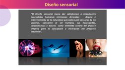 Diseño sensorial  
