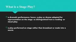 Stage Play Guide Programme Writing a Stage Play Guide | PDF | Play (Theatre)