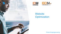 Website 
Optimization
Pimsiri Krajanganuwong
