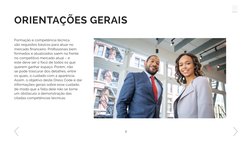 ORIENTAÇÕES GERAIS
Formação e competência técnica 
são requisitos básicos para atuar no 
mercado financeiro. Profissionais be