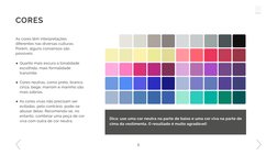 CORES
As cores têm interpretações 
diferentes nas diversas culturas. 
Porém, alguns consensos são 
possíveis:
	
♦Quanto mais