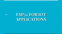 ESP32 IoT Applications Overview | PDF | Parameter (Computer Programming ...
