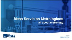 Mess Servicios Metrológicos
all about metrology
