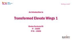 TCS Elevate Wings 1 Program Overview | PDF | Curriculum | Software