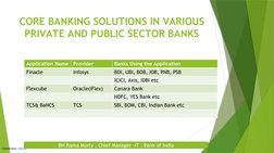 Finacle Core Banking Overview | PDF | Debits And Credits | Banks