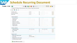 SAP Recurring Document Setup Guide | PDF | Debits And Credits ...