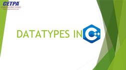DATATYPES IN
