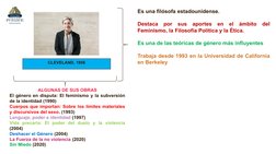 Es una filósofa estadounidense.
Destaca por sus aportes en el ámbito del 
Feminismo, la Filosofía Política y la Ética. 
Es un