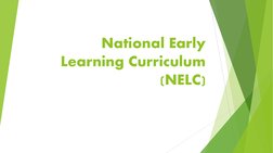 National Early Learning Curriculum Overview | PDF | Curriculum | Child ...