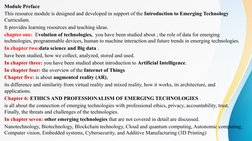 Introduction to Emerging Technologies Module | PDF | Human–Computer ...