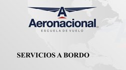  
SERVICIOS A BORDO
