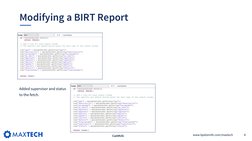 Maximo BIRT Report Development Guide | PDF | Databases | Scripting Language