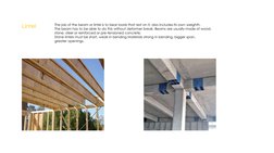 Lintel
The job of the beam or lintel is to bear loads that rest on it, also includes its own weighth.
The beam has to be able