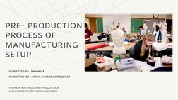 Pre-Production Steps in Garment Manufacturing | PDF | Clothing | Cost