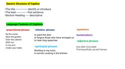 Caption Writing: Types and Examples | PDF | English Grammar | Linguistics
