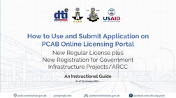 PCAB Online Licensing Guide for ARCC | PDF | Payments | Receipt