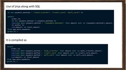 Jinja Tutorial Sql Introduction to Data Build Tool (DBT) | PDF | Sql | Table (Database)
