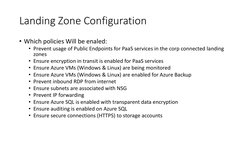 Azure Enterprise Landing Zone Guide | PDF