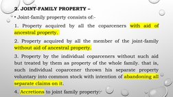 Coparceners Chap 2 Classification of Property Under Hindu Law | PDF | Concurrent ...
