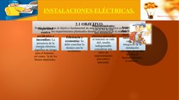2.1 OBJETIVO
Puede decirse que el objetivo fundamental de una instalación eléctrica es el de cumplir con 
los requerimientos