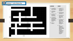 Activity 1. Let’s Solve the 
Puzzle
