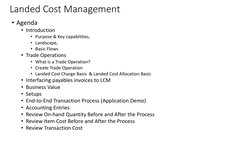 Landed Cost Management Example Oracle Landed Cost Management Overview | PDF | Accounts Payable | Receipt