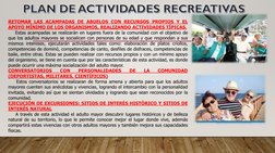 Plan de Actividades para Adultos Mayores | PDF | Adultos | Vejez