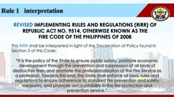 Revised IRR of RA 9514 Fire Code | PDF | Fire Safety | Fire Sprinkler ...