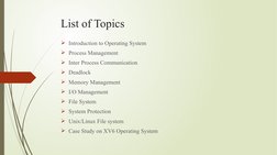 Overview of Operating Systems | PDF | Operating System | Computer File