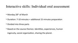 IB Spanish Ab Initio Oral Assessment Guide | PDF